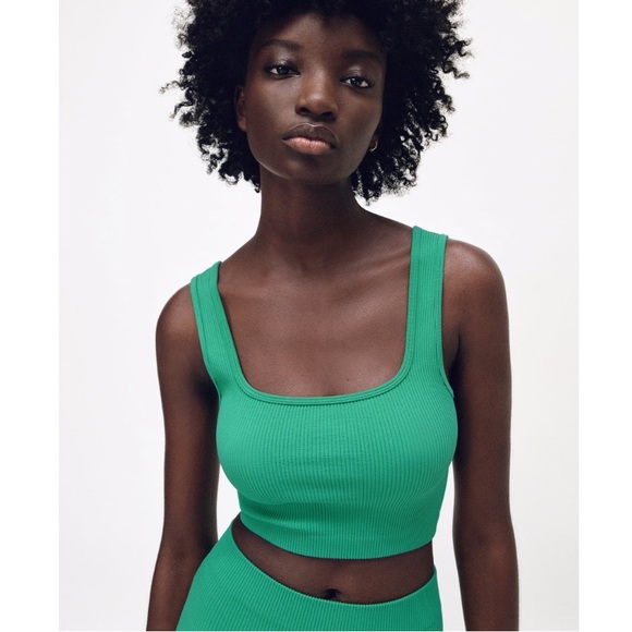 Zara set seamless bike short and crop top - Picture 11 of 13